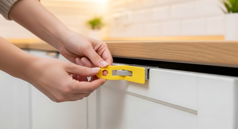Cabinet Childproofing detail
