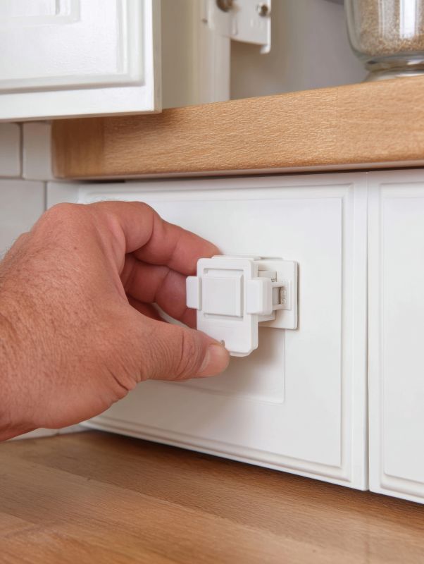 Cabinet Childproofing detail